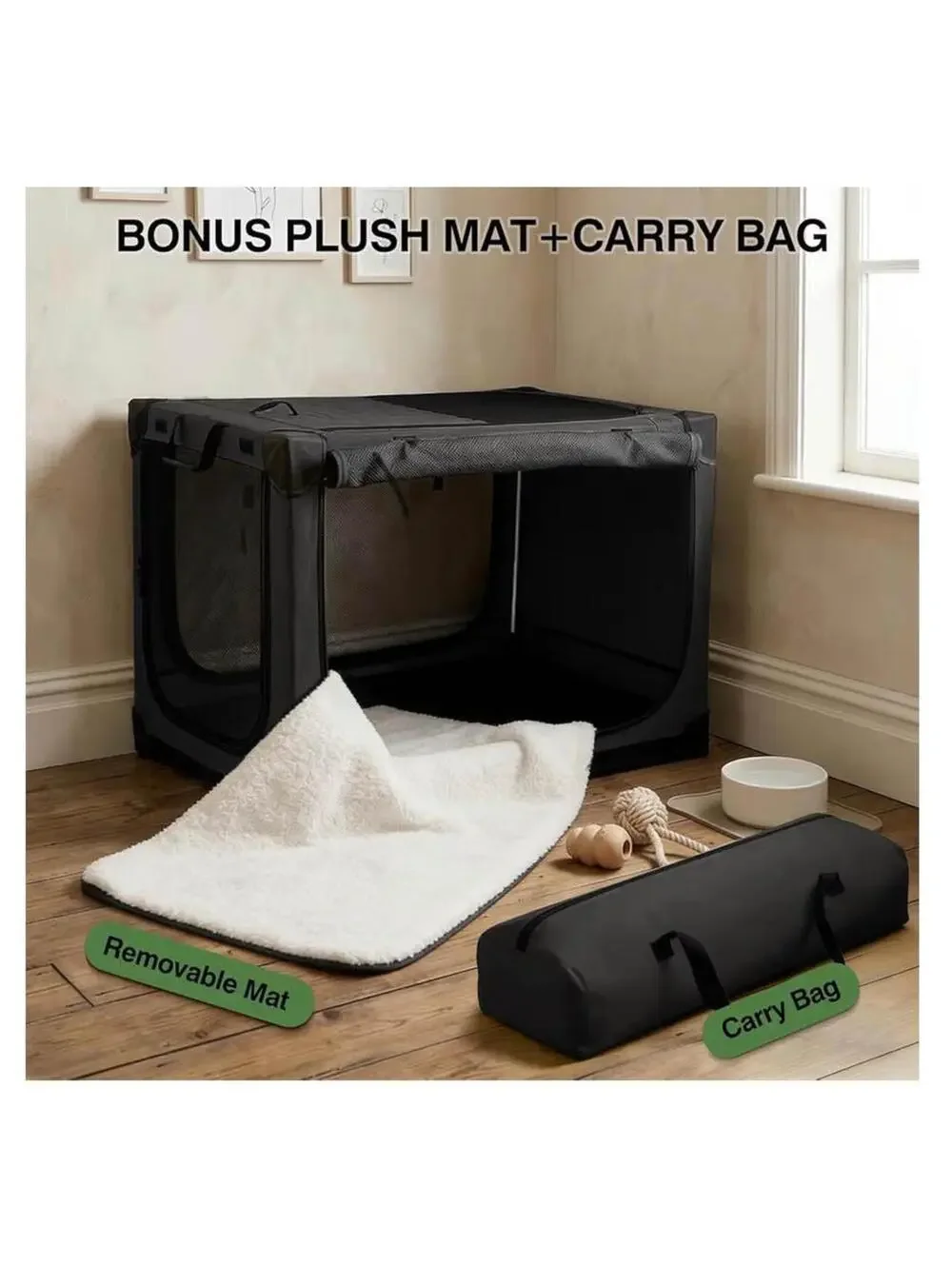 Collapsible Travel Pet Crate 24